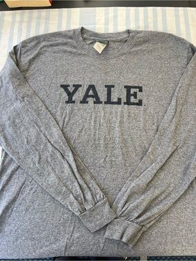 Yale Long-Sleeve Crewneck Shirt - Gray - Men’s Large